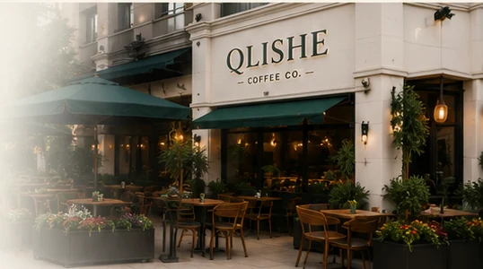 Qlishe Coffee dış cephe